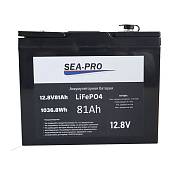 Тяговый аккумулятор SEA-PRO LiFePO4 81А/Ч 12.8В